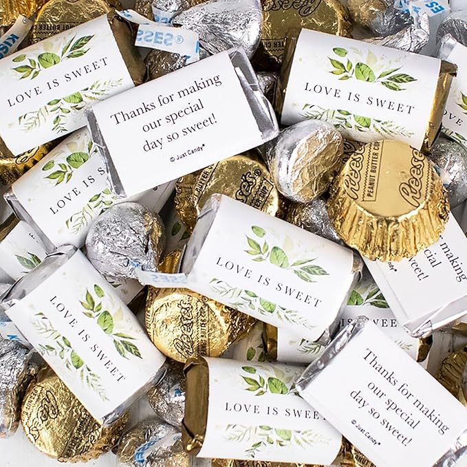 1.6 lbs Wedding Candy Mix (Approximately 115 Pcs) - Bulk Party Favors for Guests Candy for Candy Buffet