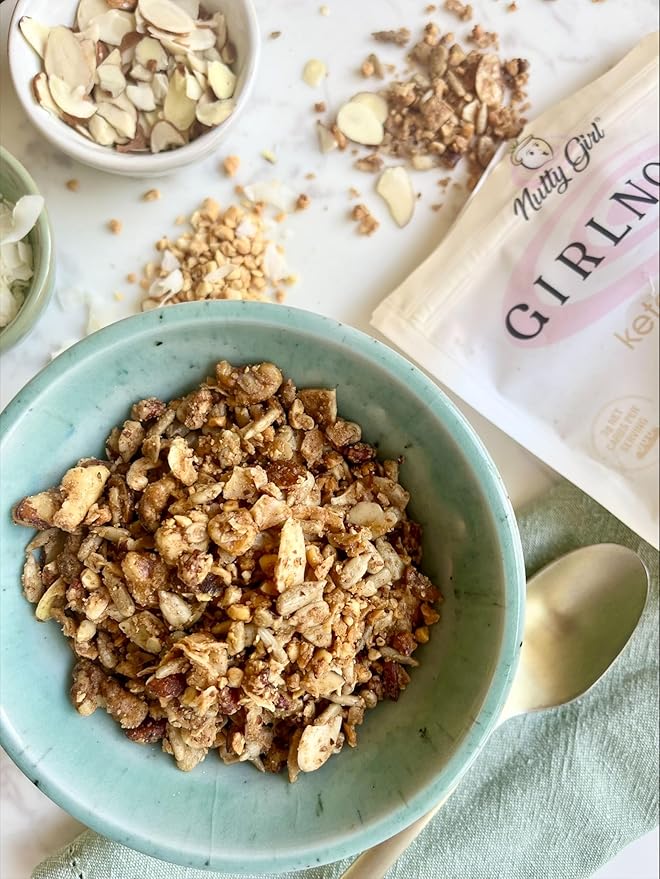 Low Sugar Low Carb Granola Cereal | Variety (10oz) 4 Pack | Nutty Girl Keto Girlnola®