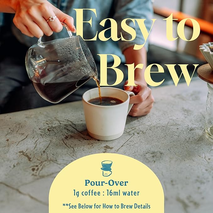 TOKYO COFFEE Organic Decaf Ethiopian Coffee Beans – 12 oz Whole Bean Medium Dark Roast (Full City) Mountain Water Process Sidamo Guji Dark Chocolate Smooth &amp Balanced Flavor