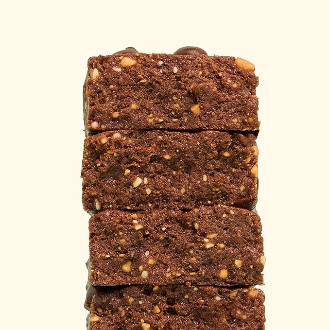 Perfect Bar Chocolate Brownie Protein Bar Organic Gluten Free Soy Free Non GMO No Sugar Alcohols 2.2 Ounce Bar 10 Count