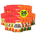 Mangone’s Organic Dried Mango 25 Packs (8 oz each) | Mango Dried Fruit Unsweetened | Single-Ingredient Dehydrated Fruit Slices | 100% Natural Dried Fruit Snacks | Soft Chewy Tropical Snack