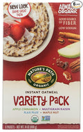 Nature's Path Organic Instant Hot Oatmeal Variety Pack of Four Flavors 8-Count Boxes (Pack of 6) by Nature's Path