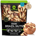 NUT CRAVINGS - Raw Brazil Nuts Unsalted No Shell Whole (48oz - 3 LB) Bulk Nuts Packed Fresh in Resealable Bag - Kosher Healthy Snack Food Assortments