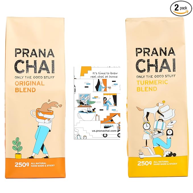 2 Bag Chai Special - Masala Chai + Turmeric Chai