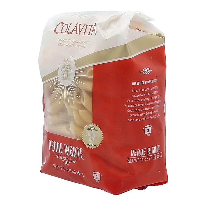 Colavita Pasta - Penne Rigate 1 Pound - Pack of 20