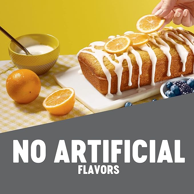 Krusteaz Meyer Lemon Pound Cake Mix with Lemon Glaze Mix 16.5-Ounce Box (Pack of 3)