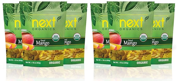 Next Organics Dried Mango Club-Pack 16 oz (6-pack)