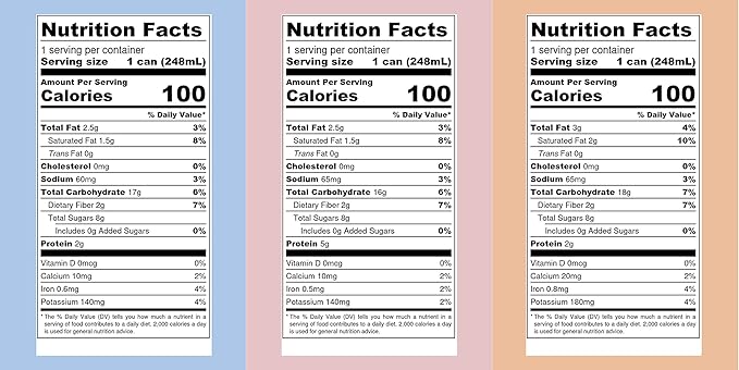 Pop &amp Bottle Oat Milk Lattes - Cold Brew Maca Antioxidants Ashwagandha MCT Oil Collagen Organic Diary Free Gluten Free Lightly Sweetened with Dates - Variety 8 Fl Oz (12 Pack)