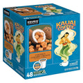 Kauai Coffee K-Cup Pods for Keurig Brewers – Arabica Coffee 10% Hawaiian – Medium Roast Nutty Caramel with Tropical Coconut – Coconut Caramel Crunch 1 Pack of 48 Single Serve K-Cups