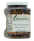 Milk &amp Dark Chocolate Deluxe Mixed Nuts - 3 Lb Tub