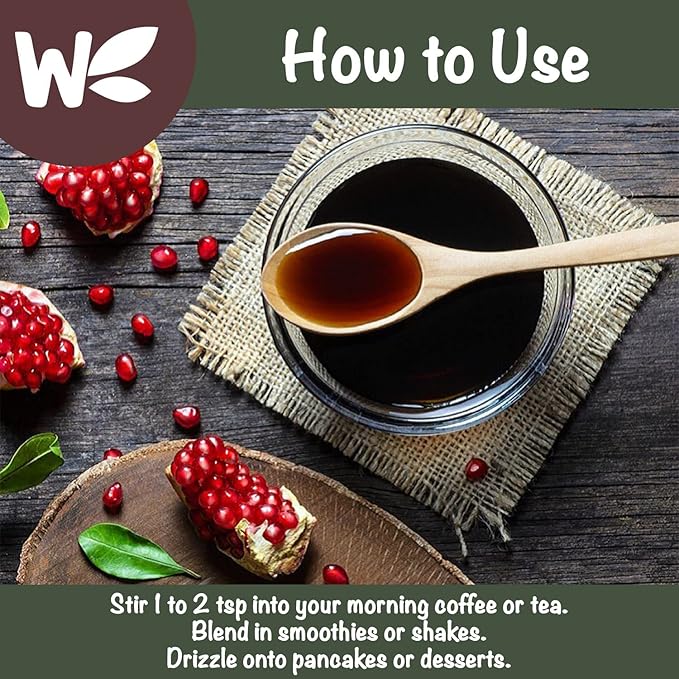 Peruvian Yacon Syrup a 100% Natural Sweetener - Low Glycemic Index - Vegan - Organic - Substitute for Sugar Honey and Molasses - Packed with FOS (fructooligosaccharide) a Prebiotic Fiber and Inulin -