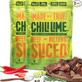 Made by True Chili Lime Beef Sliced Bites (2 Ounce Pack of 2) - All Natural Zero-Sugar True Jerky Biltong Chili Bites - High Protein Keto Paleo &amp Whole30 Diet - Sugar-Free Gluten-Free Carb-F