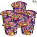 Samyang Buldak Noodles Hot Chicken Flavour Ramen Habanero Lime Big Bowl Cup 110g Instant Korean Food Snacks (Pack of 6)