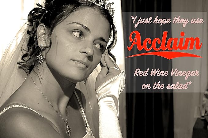 Acclaim Gourmet Red Wine Vinegar 128 Ounces (1 Gallon) - 5% Acidity