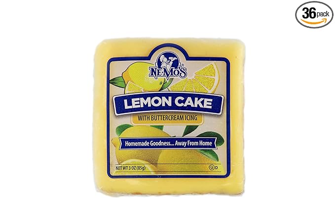 Ne-Mo's Bakery Lemon Cake Square - 36 pack