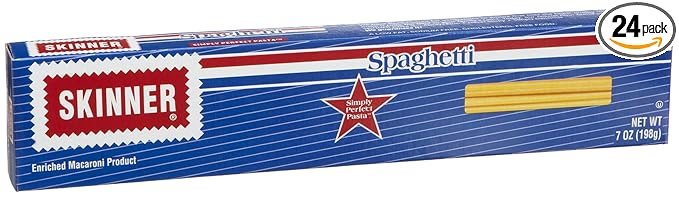 Skinner Spaghetti Noodles 7-Ounce Boxes (Pack of 24)