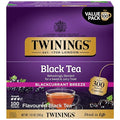 Twinings Blackcurrant Breeze Black Tea Individually Wrapped Bags 100 Count (Pack of 1) Sweet Tangy Taste Caffeinated Enjoy Hot or Iced 100 Teabags
