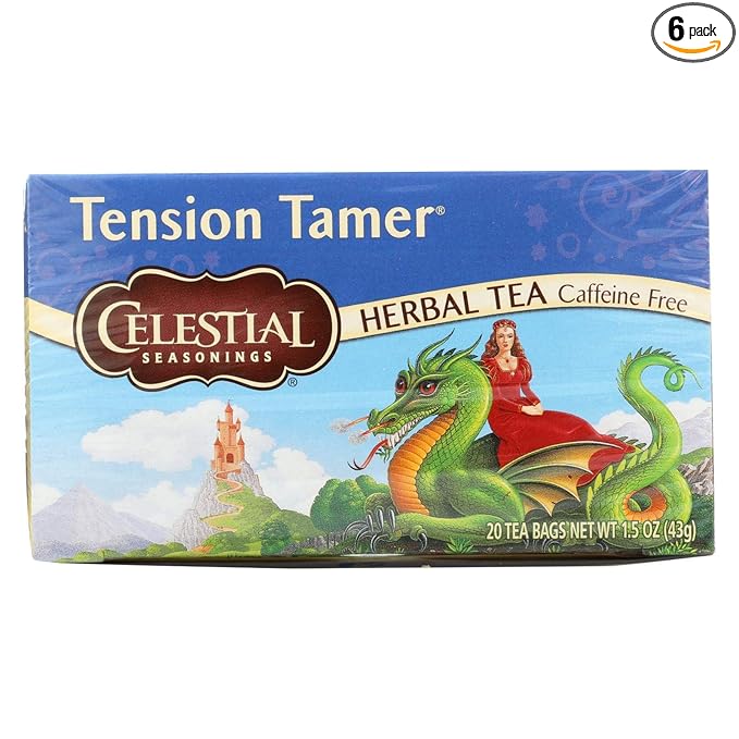 Celestial Seasonings Tension Tamer Tea Bags - 20 ct - 6 pk