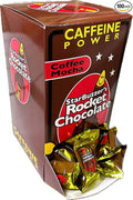 Rocket Chocolate Milk Chocolate Mocha Flavored Caffeinated Chocolate Truffles 100 count Mini
