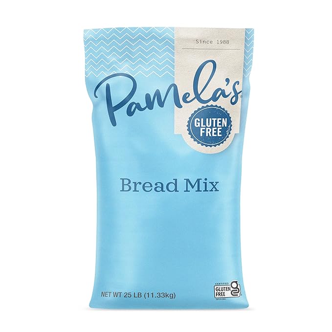 Pamela's Gluten Free Bread Mix Multi-Purpose Dairy Free Whole Grain Foodservice Size 25-Pound Bag (Pack of 1)