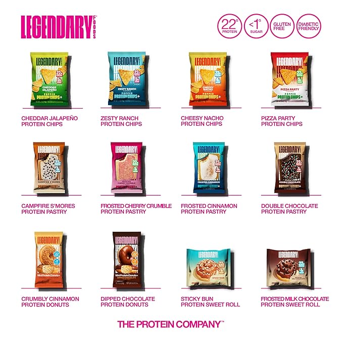 Legendary Foods Cinnamon Roll 20g – Gluten-Free 1 roll