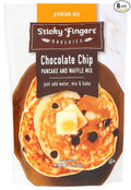 Sticky Fingers Bakeries Pancake &amp Waffle Mix Chocolate Chip Kosher 16 Ounce (Pack of 6)