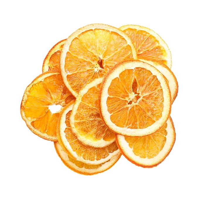 Alibu - Dried Orange Slices 8.81 oz (250g) approx. 5 cm Diameter &amp 160 slices – 100% Natural Healthy Snack No Added Sugar High in Vitamin C for cocktails craft candles. (Orange)