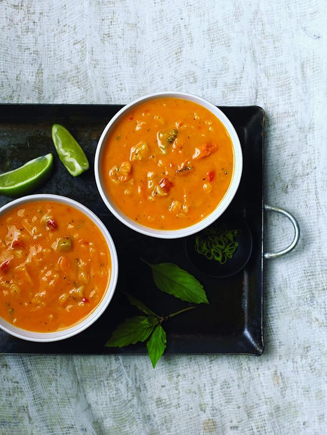 Knorr Professional Soup du Jour Red Thai Style Curry Chicken with Rice Soup Mix Gluten Free No added MSG 0g Trans Fat per Serving Just Add Water 20.6 Oz Pack of 4