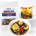 Addtool Dandelion Goji Chrysanthemum Tea with Natural Blend of 7 Herbs Caffeine FreeInclude Cassia Seed Licorice Orange Peel GardeniaSupport Liver and Kidney Health Detox  Kidney Tea(1pack150