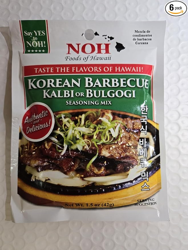 noh korean barbecue seasoning mix (kal bi)-1.5oz [6 units] (073562000900)