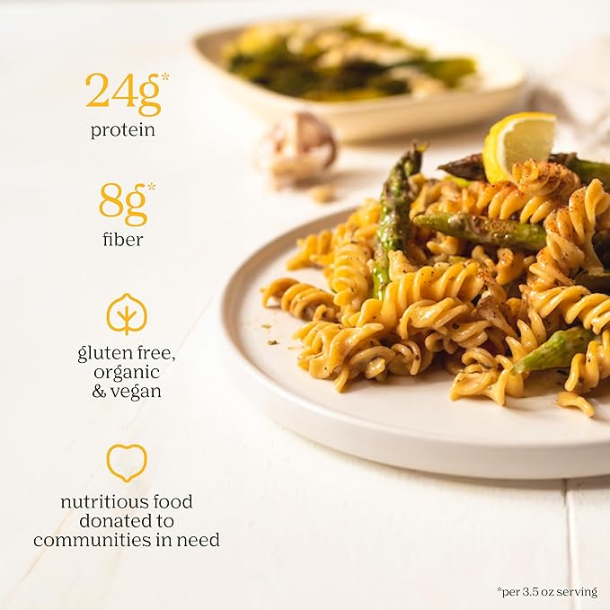 Chickapea Organic Chickpea Pasta - Spirals - 8 oz (Pack of 6)