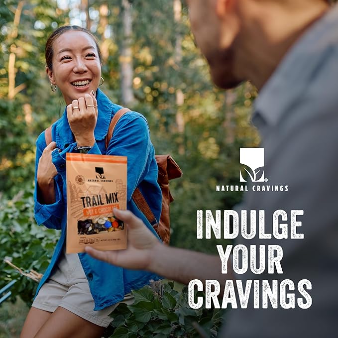 Trail Mix Snack Packs Variety - 4 Bags - Dried Fruit Mix &amp Nuts Mix with Chocolate Chips Peanuts Cranberries Raisins Walnuts Tropical Fruits - Trail Mix Individual Packs 3.5 oz