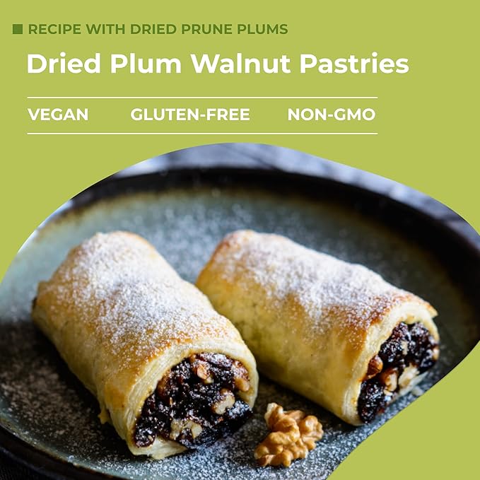 Amrita Dried Plums Pitted Prunes 4 lb | Gluten-Free Snack | Dried Prune Plums Packed Fresh in Resealable Bags | Vegan non-GMO Allergen Friendly Healthy Snacks | Healthy Sweet Treat | No Added Sugar