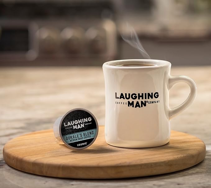 Laughing Man Dukale's Blend Single-Serve Keurig K-Cup Pods Medium Roast Coffee 16 Count