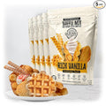 Trendy Waffle &amp Pancake Mix | Bubble Belgian Cone | Natural Ingredients | Easy Preparation | Reach Vanilla Flavor | 15 Lbs
