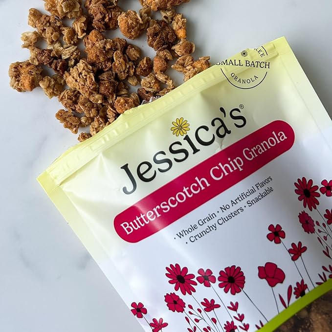 Jessica’s Butterscotch Chip Granola - Handmade Gluten-Free Whole Grain 11oz (3 Pack)