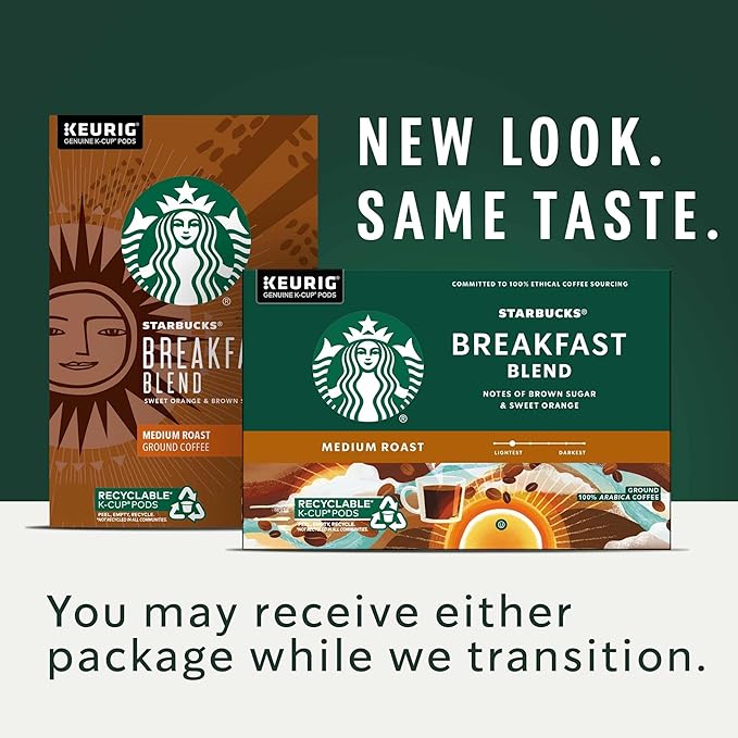 Starbucks K-Cup Coffee Pods Starbucks Blonde Medium and Dark Roast Hot or Iced Coffee Variety Pack 96 Keurig Pods