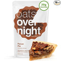 Oats Overnight Pecan Pie - Overnight Oats with 20g Plant-Based Protein High Fiber Breakfast Protein Shake - Vegan Gluten Free Oatmeal Non GMO High Protein Oatmeal (2.5 oz per Meal) (16 Pack)