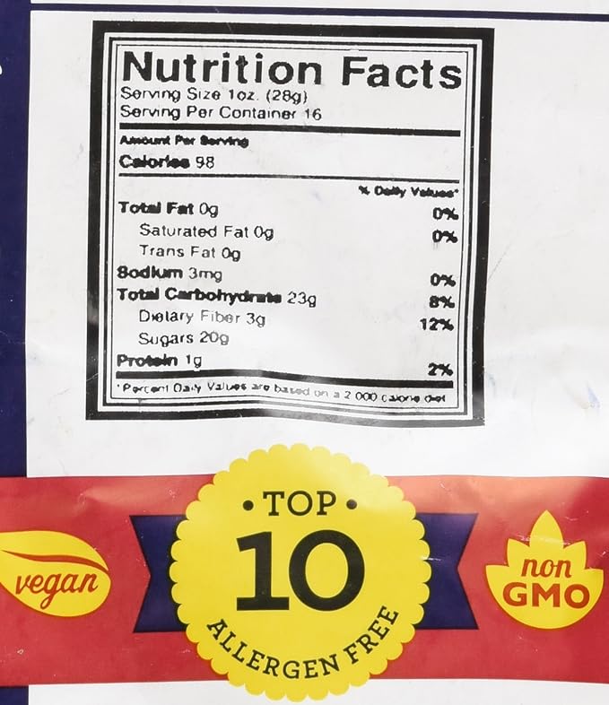 Gerbs Dried Araya Dates 2 lbs. | Unsulfured Pitted Resealable Bag | Naturally Sweet &amp Fiber-Rich | Top 14 Allergen-Free