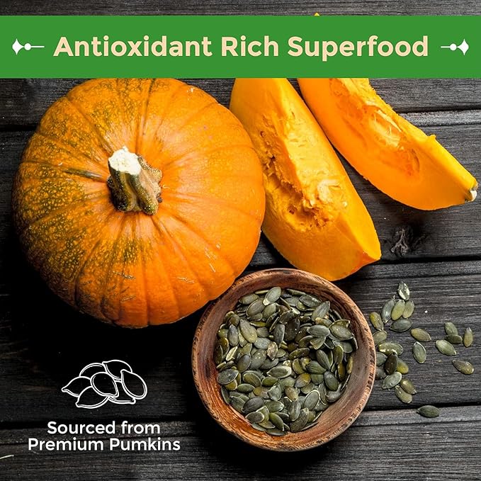 Sincerely Nuts - Raw Unsalted Shelled Pepitas Pumpkin Seeds | Healthy Antioxidant All Natural Snack Food or Toppings | Vegan Kosher Gluten Free Food | High in Protein | Bulk 2lb. Bag