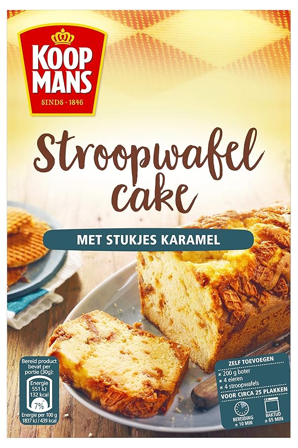 KOOPMANS STROOPWAFEL CAKE MIX 400g