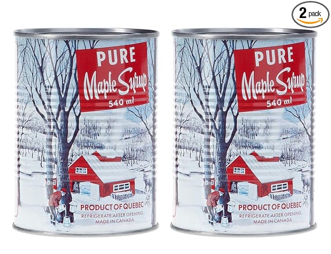 Decacer Pure Maple Syrup 540ml/18.26oz. 2-Pack (Imported from Canada)
