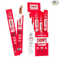 Chomps Grass-Fed and Finished Original Beef Jerky Snack Sticks 24-Pack Keto Paleo Whole30 10g Protein Gluten-Free