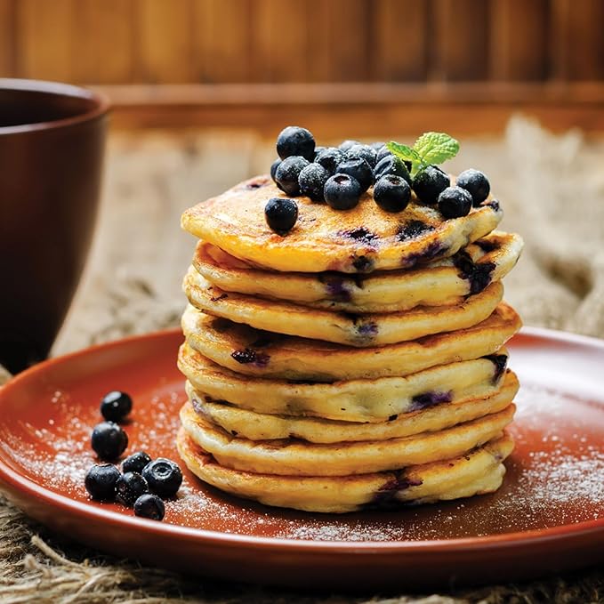 War Eagle Mill Organic Blueberry Buttermilk Pancake &amp Waffle Mix 22 oz Bag (Pack of 2)