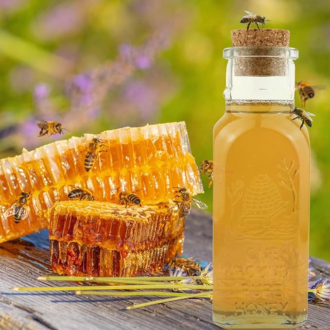Happy Bees Market Organic Wildflower Honey – Pure Raw and Unfiltered | 100% Organic Arizona Wildflower Honey