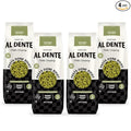 Al Dente Spinach Farfalletti – All-Natural Hand-Crafted Egg Pasta. Traditional Pasta Noodles Made with Cage-Free Eggs Semolina and Spinach. (Packaging May Vary) - 12oz Bags (Pack of 4)
