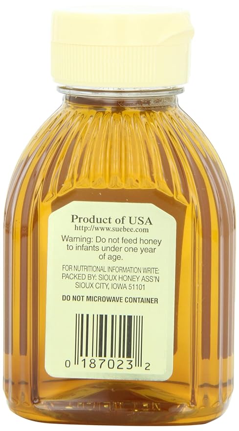 Sue Bee Honey 8-Ounce Bottle (Pack of 12)
