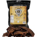 Lone Star Prime Rib Flavored Beef Jerky - 1 Pound Resealable Bag - Hickory Smoked Handcrafted Flavor - High Protein Healthy Meat Snack