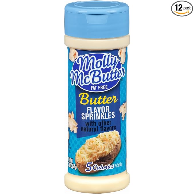 Molly McButter Fat Free Sprinkles 2 Ounce (Pack of 12)