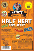 Half Heat Beef Jerky-(6 Pack) GLUTEN FREE - No Preservatives Nitrites or MSG